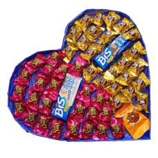 Coração com chocolate G Coração com chocolate G